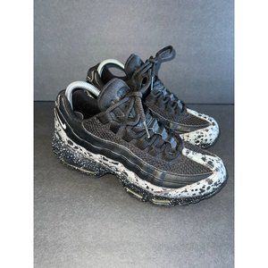 Nike Women's Wmns Air Max 95 Splatter black grey white sneaker shoes size 7.5